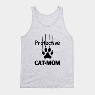 Protective cat mom Tank Top